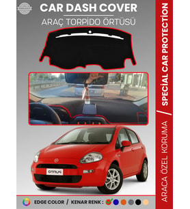 FIAT PUNTO GRANDE (2005-2018) Torpido Örtüsü Torpido Koruma Tam Uyum Kaymaz Kolay Montaj