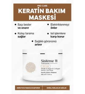 Sisteme 11 Keratin Maske 350 ml 8684091009276