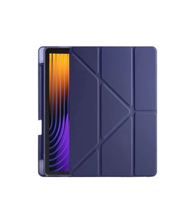 Xiaomi Pad 7 Pro Kılıf Kalemlikli Mars Tablet Kılıfı - Lacivert