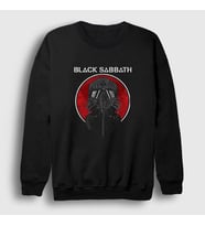 Presmono Unisex Siyah The Mask Black Sabbath Sweatshirt 18424tt