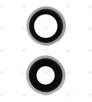 Apple iPhone 12 Mini Uyumlu Arka Kamera Lens Cam (Beyaz)