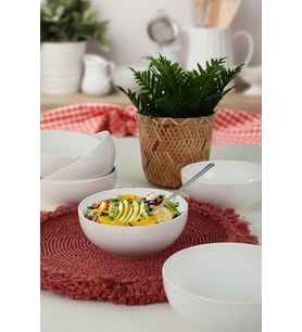 Beyaz Delta Kase 14 Cm 6'lı Set, Zarif ve Pratik Mutfak Gereçleri