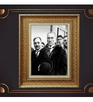 ÖZEL SERİ ALTIN VARAKLI ATATÜRK TABLO S984