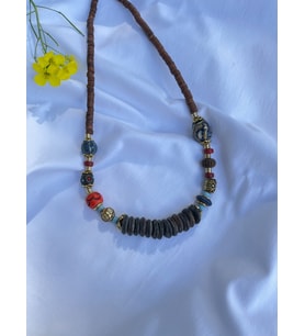serapis accessories  Etnik Bohem Doğal Taş Tasarım Kadın / Kız Kolye