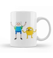 Finn And Jake Snowfall Celebration Kupa Bardak Porselen