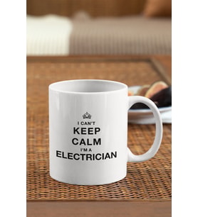 Elektrikçi I Can't Keep Calm I'm Electrician Hediyelik Baskılı Kupa Bardak