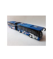 Otobüs Oyuncak Çekbırak Körüklü Otobüsü Kırılmaz Metrobüs Mavi 22cm