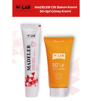 W-Lab Kozmetik Madeleb Krem + W Lab Güneş Koruyucu Krem Set