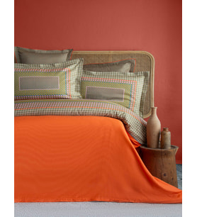 Çift Kişilik Regina Orange Elegance Saten Nevresim Takımı