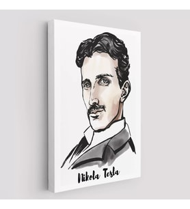 Nikola Tesla Dekoratif Kanvas Tablo-5917