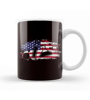 Chemistry US American Flag Science Laboratory Pharmacist Kupa Bardak Porselen