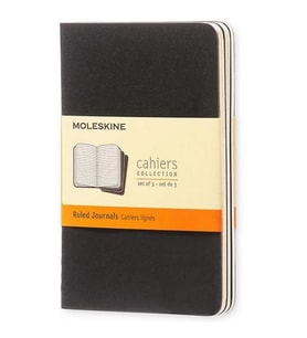 Moleskine Chair 3 lü Defter Siyah (Çizgili - 13x21)