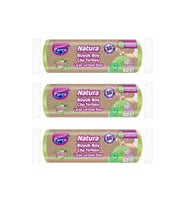 Natura Büzgülü 10'lu Çöp Torbası Büyük Boy 65 x 70 cm Üçlü Paket