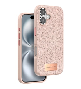 Onegif İphone 16 Bright Simli Kapak - Pembe