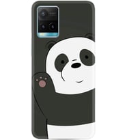 Vivo Y21s Kılıf Silikon Desen Hello Panda 1709