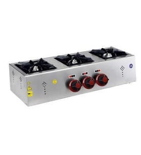 CSA Karacasan Tüplü Üçlü 3 Gözlü Mini Set Üstü Ocak