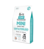 Brit Care Mini Light Sterillised Tavşanlı&Somonlu Tahılsız Köpek Maması 2 kg