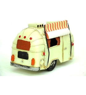 Dekoratif Metal Karavan Tenteli Vintage Biblo Hediyelik