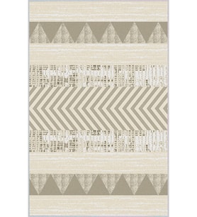 Eliana Home Baskılı, Yıkanabilir Kaymaz Taban Salon Halısı LNA0174-SD850 100x150 cm (Krem)