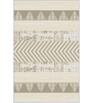 Eliana Home Baskılı, Yıkanabilir Kaymaz Taban Salon Halısı LNA0174-SD850 100x150 cm (Krem)