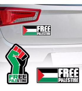 Özgür Filistin Free Palestine Araba Yapıştırma Etiket 18CM Sticker