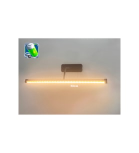 50 cm Siyah Metal Flüt Aplik Günışığı, Modern Koridor ve Mutfak Dekoru