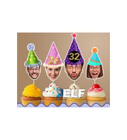 Kişiye Özel Pasta Süsü Cupcake Süs Kürdan Süs ( 10 Adet )