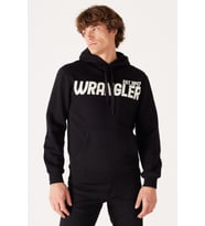 Wrangler Kapüşonlu Sweatshirt Siyah Erkek Sweatshirt W232257001