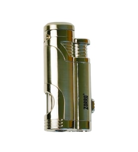 Zorro 2 Torch Pürmüz Gümüş Metal Puro Çakmağı - TRM1000