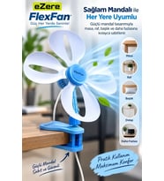 Ezere FlexFan Klipsli Elektirikli Vantilatör Ev Ofis Mini Fan-(5775) - SSSSSS4868-8442