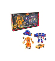 Robot King Dönüşen Robot Araba İkili 3+