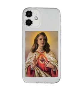 Iphone 12 Uyumlu Lana Del Rey Desenli Şeffaf Telefon Kılıfı