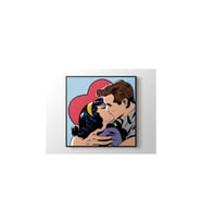 DBSanatevi Roy Lichtenstein - Kiss Tablo 70 X 70 Cm