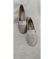 ÇİĞDEM KREM LAZER KESİM BABET GÜNLÜK AYAKKABI  - KREM - 39 - ST01703-KREM-39
