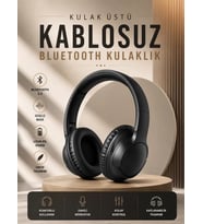 Kablosuz Bluetooth Kulaklık Kulak Üstü Mikrofonlu 5.0 Bluetooth ANC Özelliği