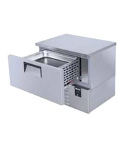 Iceinox Çekmeceli Soğutucu ve Dondurucu 1 Çekmeceli 304 Çelik Kaliteli (Gri)