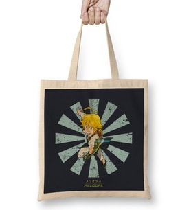 Meliodas Retro Japanese Seven Deadly Sins Bez Çanta Uzun Saplı