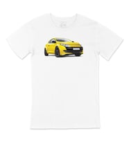 Sarı Coupe Araba Tişört