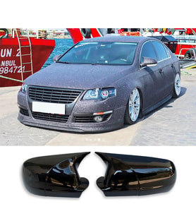 Vw Passat B6 Batman Yarasa Ayna Kapağı Piona Black ABS 2005 2006 2007 2008 2009 2010