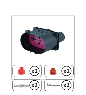 Fan Motor Soketi Dişi 4 Pin Kablosuz