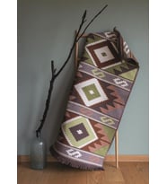 Bigghome SA1583B Çift Taraflı Kilim 120*180 cm (Çok Renkli)