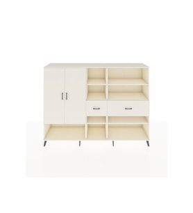 Hyperion Dolap 10 Raflı 2 Çekmeceli 2 Kapaklı 220x44x163 Aytaşı-Aytaşı