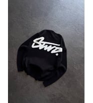 SWTD Unisex Bisiklet Yaka Sweatshirt – Oversize Rahat Kalıp Günlük Sweatshirt