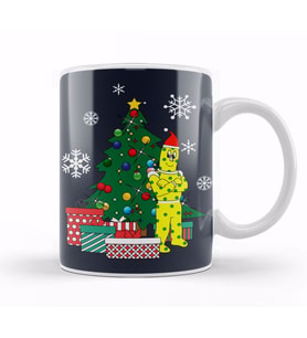 Spotty Around The Christmas Tree SuperTed Kupa Bardak Porselen