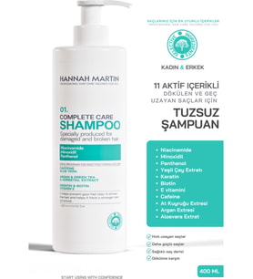 Hannah Martin Biotin ve Niacinamide Içerikli, Geç Uzayan Saçlar Için