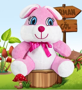 Pandamkee 20 - 25 cm Sevimli Tavşan (%100 Yerli )