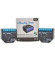 Shelly Plus 2Pm, Wi-Fi Ve Bluetooth 2 Kanallı Akıllı Röle Şalteri, Güç Ölçümü, Ev Otomasyonu, Panjur