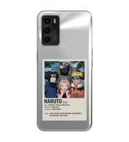 Oppo A16 Uyumlu Naruto Anime Desenli Şeffaf Telefon Kılıfı