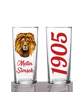 Kişiye Özel 2'li Aslan Rakı Bardağı
