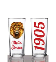 Kişiye Özel 2'li Aslan Rakı Bardağı